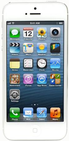 Смартфон Apple iPhone 5 32Gb White & Silver - Заречный