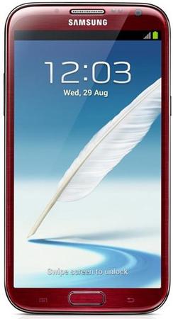 Смартфон Samsung Galaxy Note 2 GT-N7100 Red - Заречный